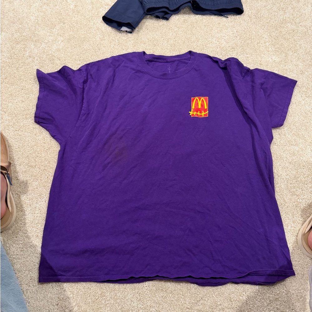 Cactus Jack Travis Scott x McDonalds shirt